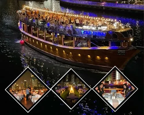 Marina Dhow Cruise Dinner Dubai